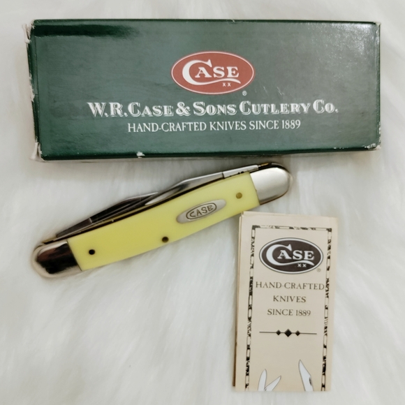 Case Other - CASE KNIVES Synthetic Handle Caladium Blades Folding Pocket Muskrat Knife CA-56